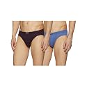 Levi's 011 Comfort Brief for Men | 100% Pure Cotton | Breathable | Durable | Anti-Roll Waistband | Extra Supportive Gusset | Dual Layer 3D Pouch | Tagless &amp; Zero Irritation Comfort | Pack of 2