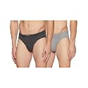 Levi's 011 Comfort Brief for Men | 100% Pure Cotton | Breathable | Durable | Anti-Roll Waistband | Extra Supportive Gusset | Dual Layer 3D Pouch | Tagless &amp; Zero Irritation Comfort | Pack of 2