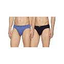 Levi's 011 Comfort Brief for Men | 100% Pure Cotton | Breathable | Durable | Anti-Roll Waistband | Extra Supportive Gusset | Dual Layer 3D Pouch | Tagless &amp; Zero Irritation Comfort | Pack of 2
