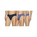 Levi's 011 Comfort Brief for Men | 100% Pure Cotton | Breathable | Durable | Anti-Roll Waistband | Extra Supportive Gusset | Dual Layer 3D Pouch | Tagless &amp; Zero Irritation Comfort | Pack of 2