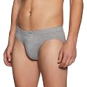 Levi's 011 Comfort Brief for Men | 100% Pure Cotton | Breathable | Durable | Anti-Roll Waistband | Extra Supportive Gusset | Dual Layer 3D Pouch | Tagless &amp; Zero Irritation Comfort | Pack of 2