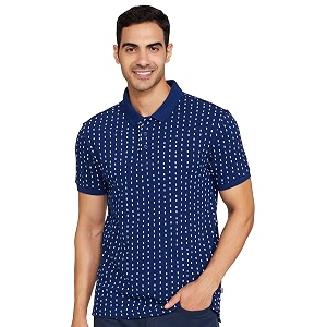 Levis Men Cotton Regular Fit Printed Polo