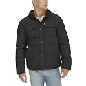 LEVI'S Men's Mixed Media Quilted Puffer Jacket With Sherpa Lined Collar (Regular and Big &amp; Tall Sizes)