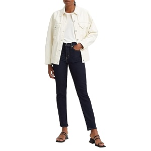 Levis Womens 724 High Rise Straight Blue