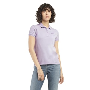 Levis Womens Cotton Regular Fit Polo T-Shirt