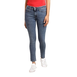 Levis Womens 711 Skinny Fit Mid Rise
