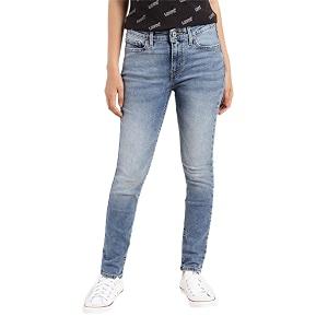 Levis Womens 711 Skinny Fit Mid Rise