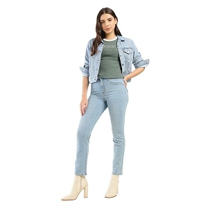 Levis Womens High Rise 724 Slim Straight