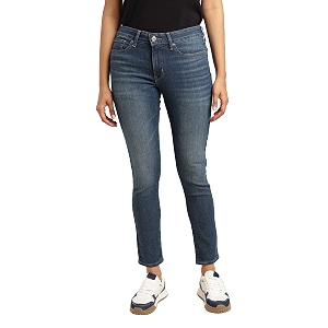 Levis Womens 711 Skinny Fit Mid Rise