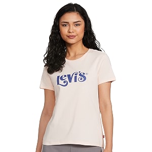 Levis Womens Cotton Regular Fit Graphic T-Shirt