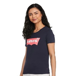 Levis Womens Cotton Regular Fit Graphic T-Shirt