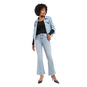 Levis Womens High Rise 726 Slim Flare