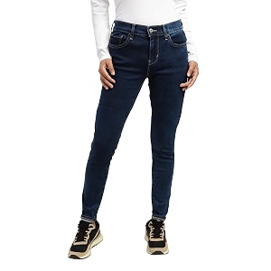 Levis Womens 710 Super Skinny Fit Mid