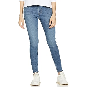 Levis Womens 710 Super Skinny Fit Mid