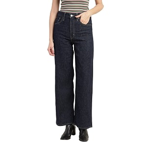 Levis Womens High Rise Wide Leg Jeans