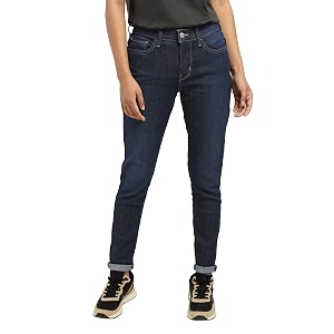 Levis Womens 710 Super Skinny Fit Mid
