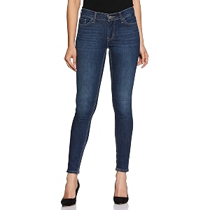 Levis Womens Mid Rise 710 Super Skinny