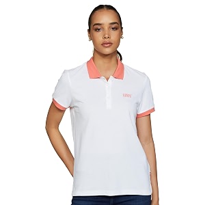 Levis Womens Cotton Regular Fit Polo Shirt