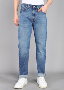 LEVIS 505 Straight Fit Men Blue Jeans