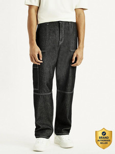 LEVIS 568 Straight Fit Men Black Jeans