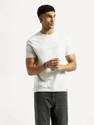 LEVIS Abstract Men Crew Neck White T-Shirt