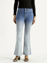 LEVIS Flared Women Blue Jeans