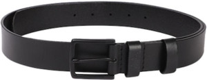 LEVIS Men Casual Black Genuine Leather Belt