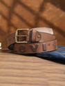 LEVIS Men Casual Brown Genuine Leather Belt