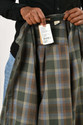 LEVIS Men Checkered Casual Green Shirt