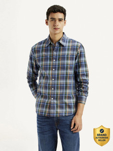 LEVIS Men Checkered Casual Multicolor Shirt