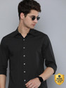 LEVIS Men Regular Fit Solid Spread Collar