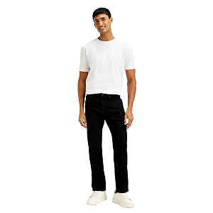 Levis Mens 505 Regular Fit Mid Rise
