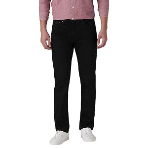 Levis Mens 511 Black Slim Fit Mid