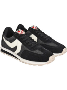LEVIS Mens Black Colorblock Sneakers Sneakers For