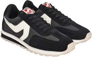 LEVIS Mens Black Colorblock Sneakers Sneakers For