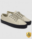 LEVIS Mens Off-White Solid Sneakers Sneakers For