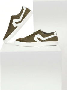 LEVIS Mens Olive Colorblock Sneakers Sneakers For