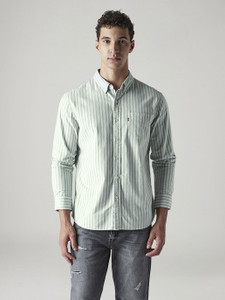 LEVIS Men Slim Fit Striped Button Down