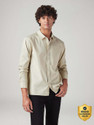 LEVIS Men Solid Casual Beige Shirt