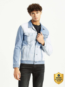 LEVIS Men Washed Casual Jacket