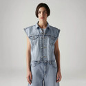 LEVIS Sleeveless Solid Women Jacket