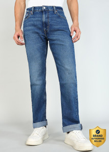 LEVIS Straight Fit Men Dark Blue Jeans