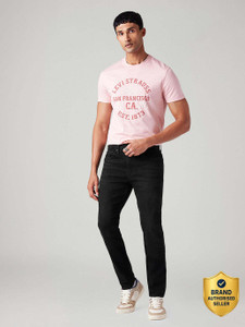 LEVIS Tapered Fit Men Black Jeans