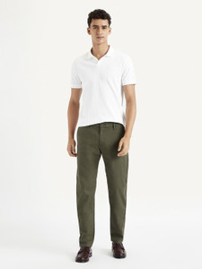 LEVIS Tapered Men Green Trousers