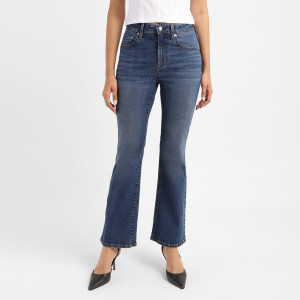 LEVIS Women Boot-Leg High Rise Blue Jeans