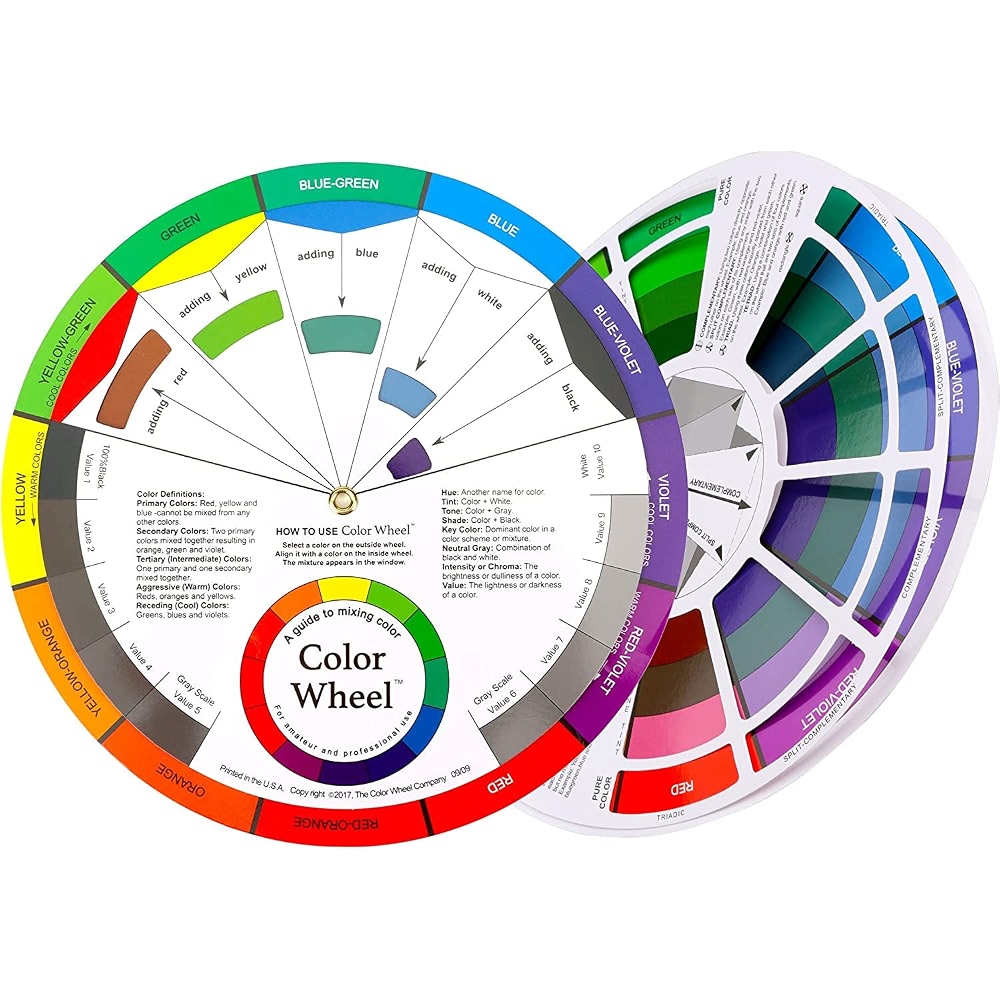Levin Color Wheel Color Mixing Guide Febwind Creative Color Wheel Color ...
