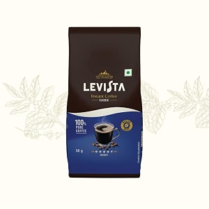 Levista Classic Instant Pure coffee 50GM Pouch