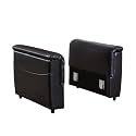 LEVNARY Modular Sofa Armrest Set of 2 with Side Storage Pockets, Faux Leather Upholstered Arm Panels, Compatible with Modular Recliner System (Black)