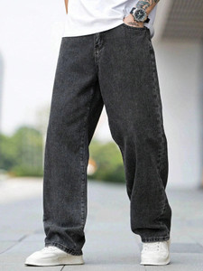 LEVORCE Boot-Leg Men Dark Grey Jeans