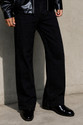 LEVORCE Loose Fit Men Black Jeans